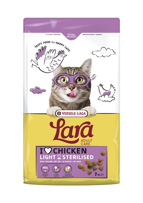 Versele-Laga Lara Adult Light Sterilized 7kg - voeding voor gesteriliseerde katten