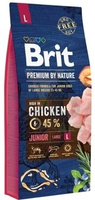 Brit Premium By Nature Junior L met Kip 15kg