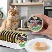 UNIQ PETS Natvoer voor katten ROYAL BEEF rundvleespaté met lancetzaad 30 g x 8 st 