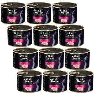 Dolina Noteci Premium Junior voor Katten Rijk aan Kalkoen 12x185g
