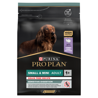 PRO PLAN Sensitive Digestion Small & Mini Adult kalkoenrijk hondenvoer 2.5kg