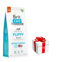 BRIT CARE Hypoallergeen Puppy Lamsvlees 12kg + GRATIS een verrassing voor je hond!
