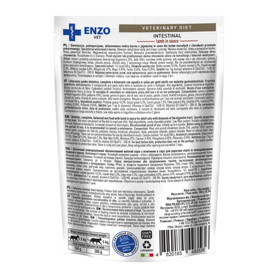 ENZO VET Intestinal met lam in saus voor katten 100g
