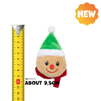 UNIQ PETS PLUS TOY PURRNIP katachtige peperkoekman hoofd met kattenkruid 7x6cm