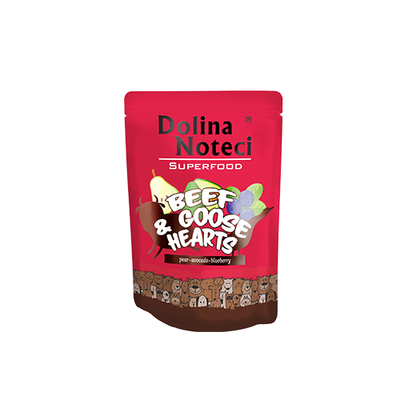 Dolina Noteci Supervoeding Rundvlees met Ganzenhartjes 10x300g