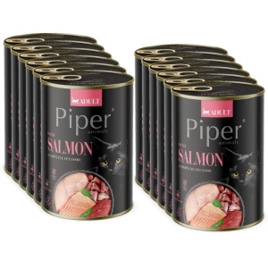DOLINA NOTECI Piper voor katten met zalm 12x400g