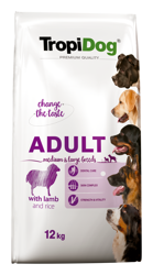 Tropidog Premium Adult Medium & Large Breed Lamb & Rice 12kg