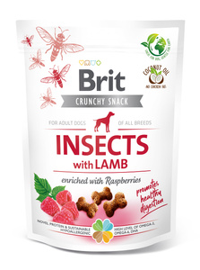 BRIT CARE Hond Crunchy Cracker Insecten rijk aan Lam 200g