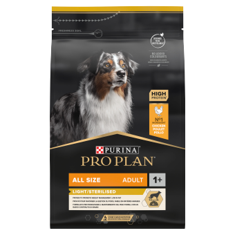Purina Pro Plan Adult Light Optiweight Gesteriliseerd Kip en Rijst 3kg