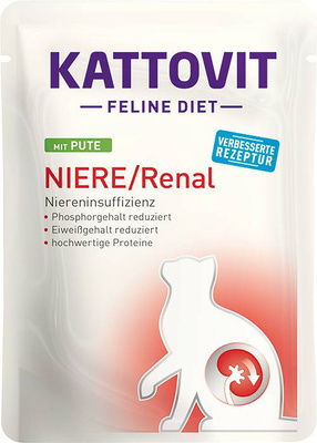 Kattovit Niere/Renal kalkoen 85g 