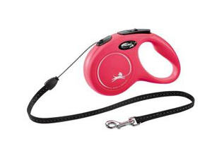 Flexi Leash New Classic S Touw 5m Tot 12kg Rood