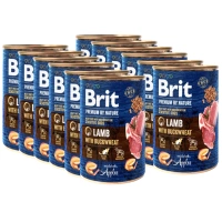 Brit Premium By Nature Lam met Boekweit 12x400g