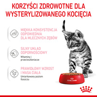 ROYAL CANIN Kitten Sterilised Sauce 12x85g 