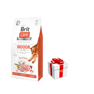 Brit Care Cat Grain-Free Indoor Anti-Stress met Kip 7kg + GRATIS een verrassing voor je kat!