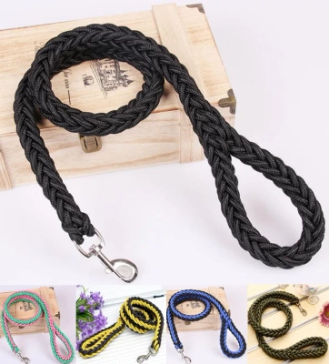 NUXIE® dik gevlochten hondenriem 120cm