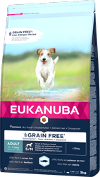 Eukanuba Adult Small&Medium Grain Free Zalm 3kg