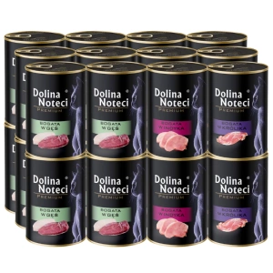 Dolina Noteci Premium voor katten rijk aan ganzen 24x400g mix van smaken