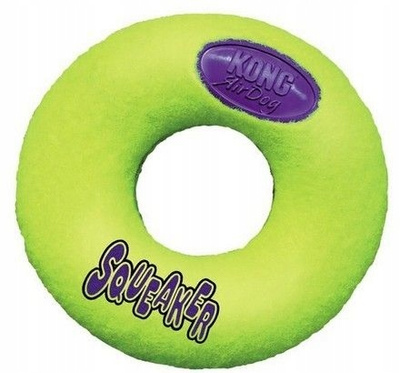 Kong AIRDOG SQUEAKER DONUT - hondenspeeltje - M
