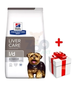Hill's PD Prescription Diet Canine l/d Liver Care 10kg + GRATIS een verrassing voor je hond!