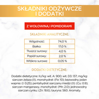 Purina Gourmet Gold Rundvlees Tomaat 85g