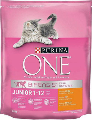 Purina One Junior Kip Voeder voor Kittens 800g