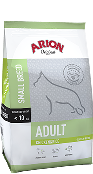 ARION Original Adult Kleine Fok Kip & Rijst 7,5kg+1kg