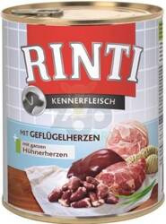 Rinti Kennerfleisch Geflugelherzen nat hondenvoer - gevogelteharten 800g