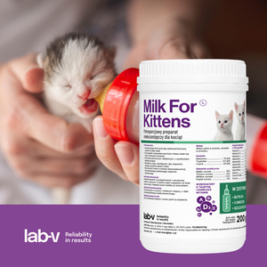 LAB-V Melk Voor Kittens 200g-Set met fles en spenen