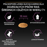 Purina Pro Plan Medium & Large 7+ Sensitive Optiderma Zalm & Rijst 14kg