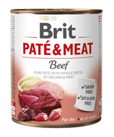 Brit Pate & Vlees met Rundvlees 6x800g