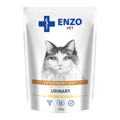 ENZO VET Urinary met kip in saus voor katten 100g