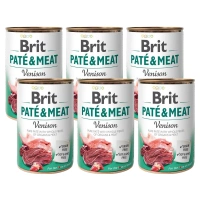 Brit Pate & Vlees Hertenvlees 6x400g