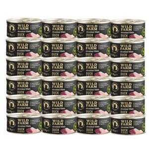 WILD FARM Fillets Duck&Chicken 24x70g - graanvrij nat kattenvoer in bouillon
