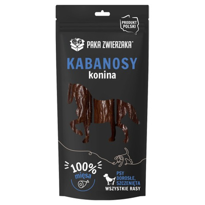 PAK DIEREN - Paardenvlees Kabanosy 3 stuks (80g)