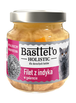 Basttet'o Holistic kalkoenfilet in galette voor katten 130g