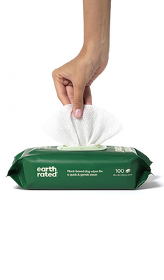 EARTH RATED Composteerbare ongeparfumeerde doekjes 100st.