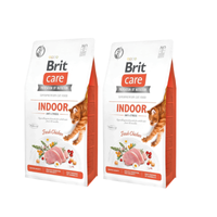Brit Care Cat Grain-Free Indoor Anti-Stress met Kip 2x7kg