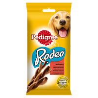 Pedigree Rodeo Treats voor honden vanaf 4 maanden met rundvlees 122g