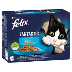 Felix Fantastic Fish Flavours in Jelly 12x85g