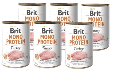 Brit Mono Eiwit met kalkoen 6x400g