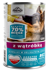 Frendi Stukjes in Delicate Lever Saus 1250g