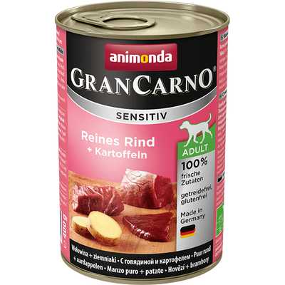 Animonda GranCarno Sensitiv Adult Hond Rundvlees & Aardappelen 400g