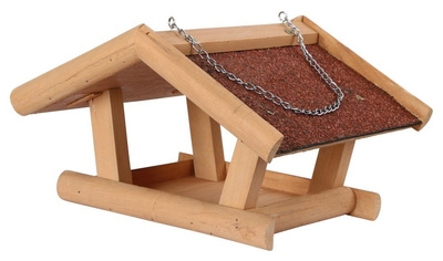 KERBL Stubbs vogelvoederhuisje, hout, 29 x 28 x 18 cm