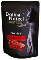 Dolina Noteci Premium voor gesteriliseerde katten met rundvlees 85g