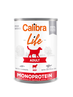 CALIBRA Dog Life Adult Rundvlees met Wortelen 400g