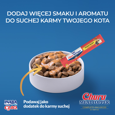 INABA Kattenvoer Topper Kip Recept 4x14 (56g)