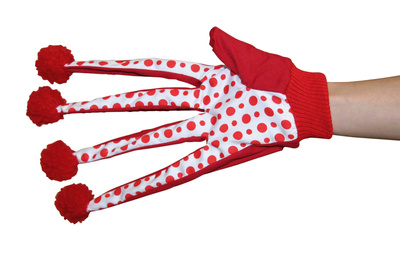 KERBL Kussenspeelgoed Rood & Wit 33cm