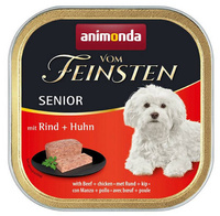 Animonda Hond Vom Feinsten Senior Rundvlees met Kip 150g