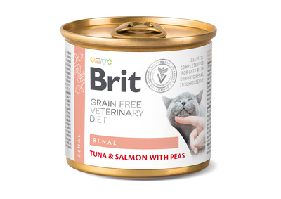 Brit gf veterinary diets cat Renal 200g