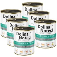 Dolina Noteci PREMIUM rijk parelhoen met appel 6x800g